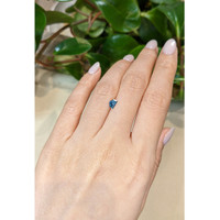 0.52 Ct. Greenish Blue Sapphire from Montana Life Style