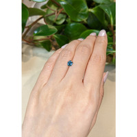 0.55 Ct. Bluish Green Sapphire from Montana Life Style
