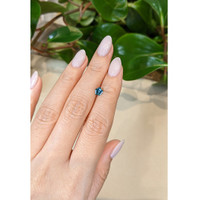 0.55 Ct. Bluish Green Sapphire from Montana Life Style