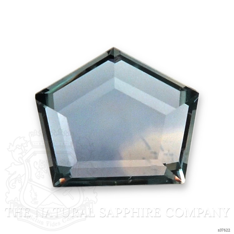 0.59 Ct. Bluish Green Sapphire from Montana