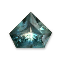 0.66 Ct. Bluish Green Sapphire from Montana Video