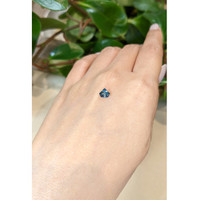 0.66 Ct. Bluish Green Sapphire from Montana Life Style
