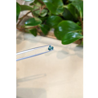 0.66 Ct. Bluish Green Sapphire from Montana Life Style