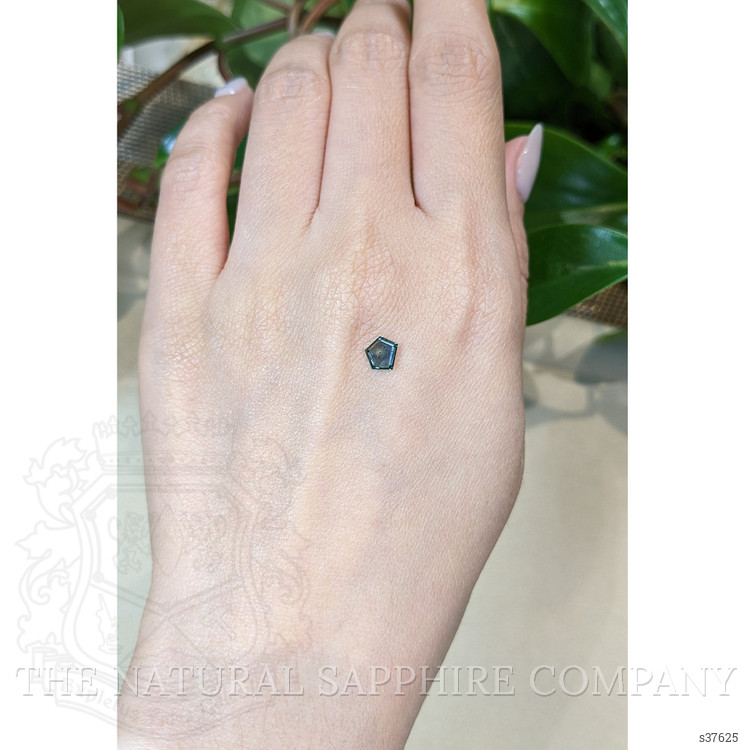 0.66 Ct. Bluish Green Sapphire from Montana