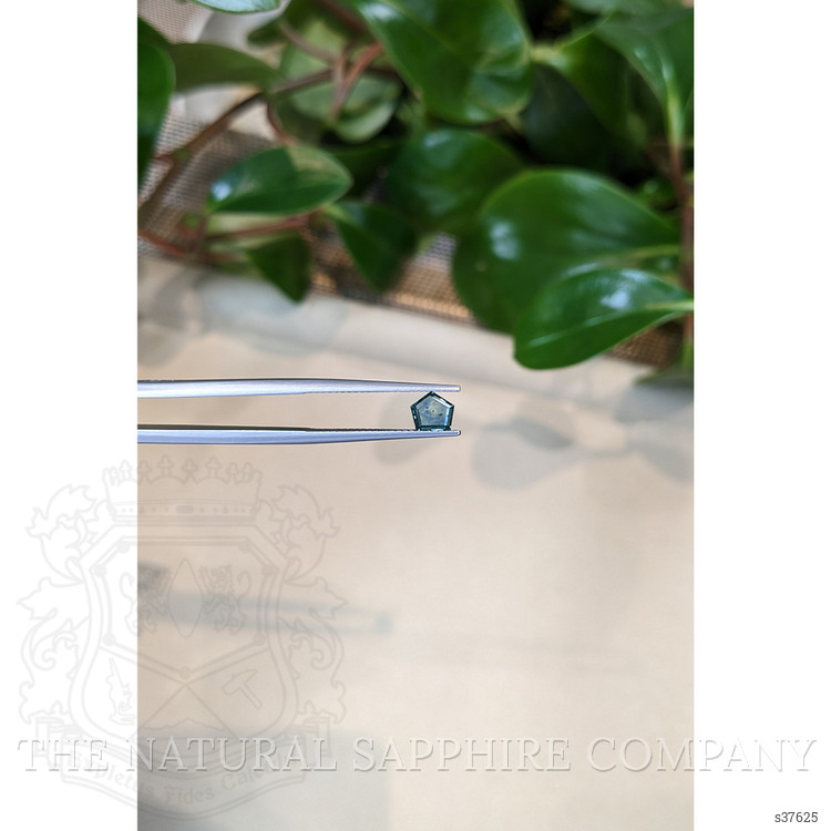 0.66 Ct. Bluish Green Sapphire from Montana