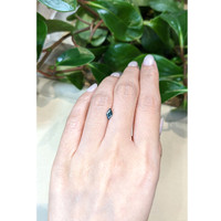 0.59 Ct. Bluish Green Sapphire from Montana Life Style