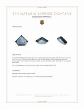 0.82 Ct. Bluish Green Sapphire from Montana Appraisal