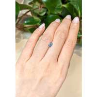 0.53 Ct. Greenish Blue Sapphire from Montana Life Style