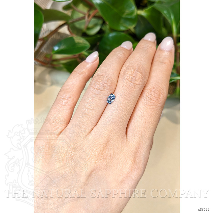 0.53 Ct. Greenish Blue Sapphire from Montana