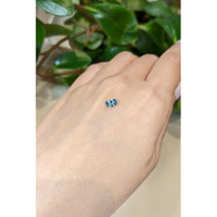 0.53 Ct. Greenish Blue Sapphire from Montana Life Style