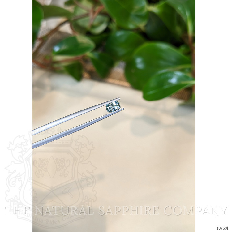 0.56 Ct. Bluish Green Sapphire from Montana