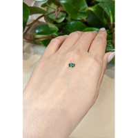 0.59 Ct. Green Sapphire from Montana Life Style