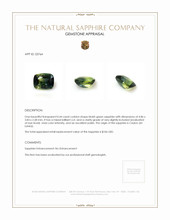 0.44 Ct. Sapphire from Ceylon (Sri Lanka) Appraisal