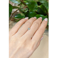 0.48 Ct. Green Sapphire from Montana Life Style