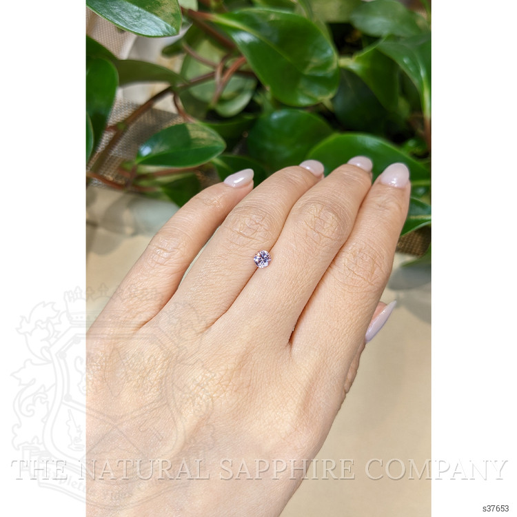 0.48 Ct. White Sapphire from Montana