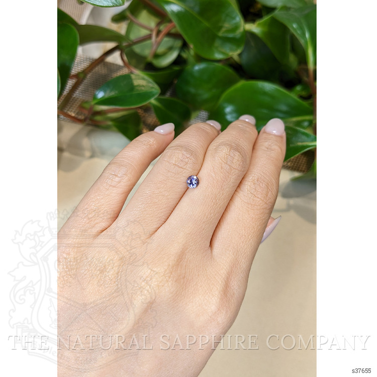0.49 Ct. Bluish Purple Sapphire from Montana