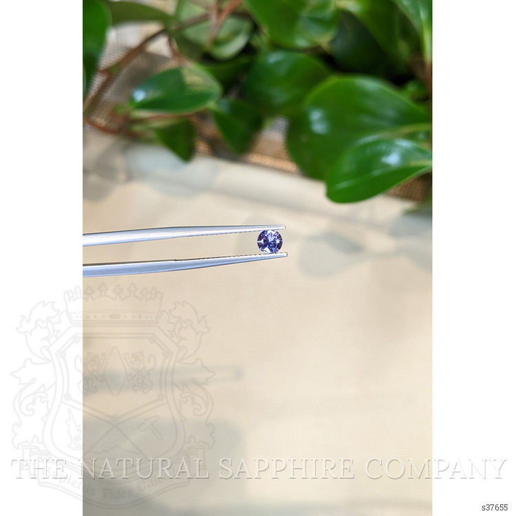 0.49 Ct. Bluish Purple Sapphire from Montana