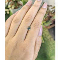 0.69 Ct. Bi Color Sapphire from Ceylon (Sri Lanka) Life Style