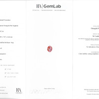 2.42 Ct. Padparadscha Sapphire from Ceylon (Sri Lanka) Scan Report