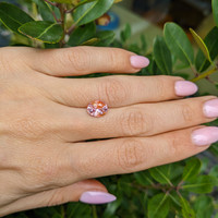 2.42 Ct. Padparadscha Sapphire from Ceylon (Sri Lanka) Life Style
