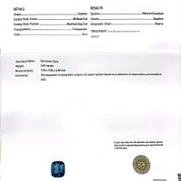 2.69 Ct. Blue Sapphire from Nigeria Scan Report