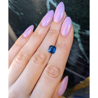 2.69 Ct. Blue Sapphire from Nigeria Life Style