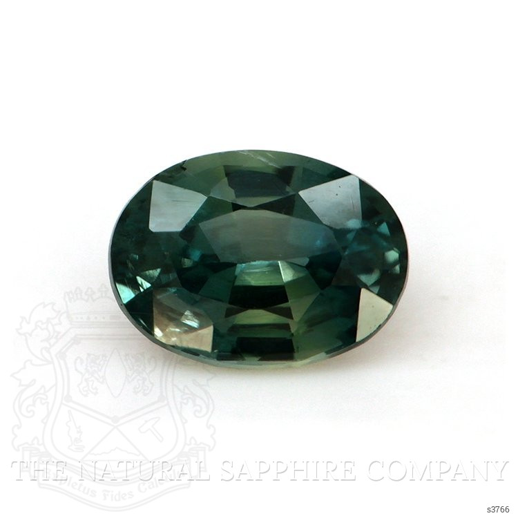 0.64 Ct. Bluish Green Sapphire from Ceylon (Sri Lanka)