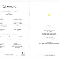 2.94 Ct. Yellow Sapphire from Ceylon (Sri Lanka) Scan Report