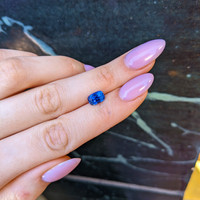2.59 Ct. Blue Sapphire from Ceylon (Sri Lanka) Life Style