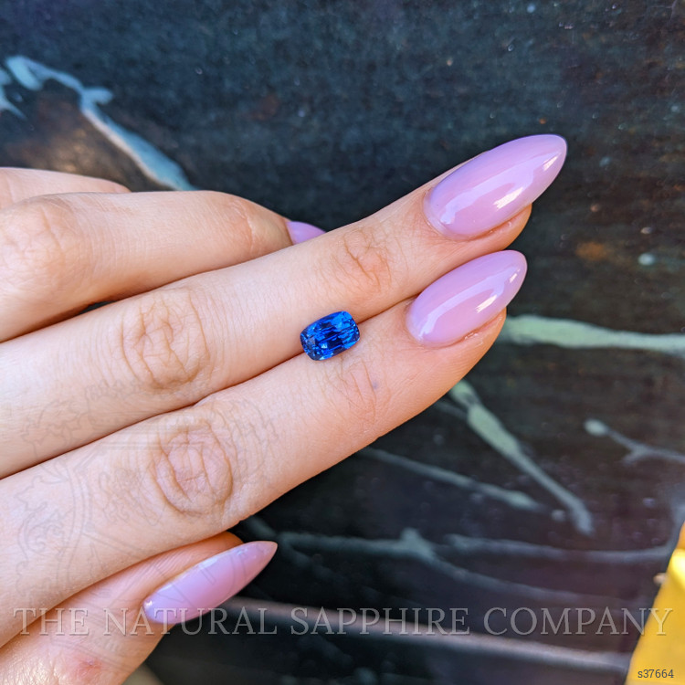 2.59 Ct. Blue Sapphire from Ceylon (Sri Lanka)