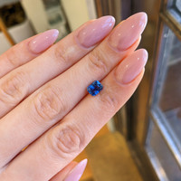 1.75 Ct. Blue Sapphire from Ceylon (Sri Lanka) Life Style