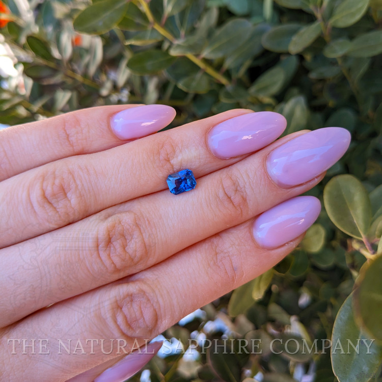 1.75 Ct. Blue Sapphire from Ceylon (Sri Lanka)