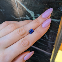 2.30 Ct. Blue Sapphire from Ceylon (Sri Lanka) Life Style