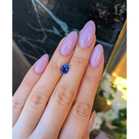 2.12 Ct. Blue Sapphire from Ceylon (Sri Lanka) Life Style