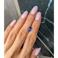 2.68 Ct. Blue Cabochon Sapphire from Ceylon (Sri Lanka) Life Style