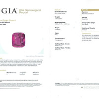 3.50 Ct. Pink Sapphire from Ceylon (Sri Lanka) Scan Report