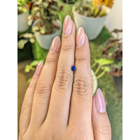 0.44 Ct. Blue Sapphire from Ceylon (Sri Lanka) Life Style