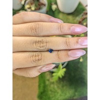 0.44 Ct. Blue Sapphire from Ceylon (Sri Lanka) Life Style