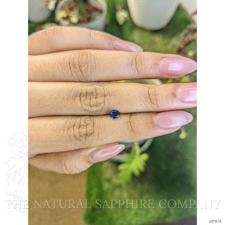 0.44 Ct. Blue Sapphire from Ceylon (Sri Lanka)