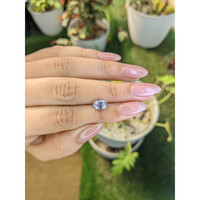 1.54 Ct. Greyish Blue Sapphire from Ceylon (Sri Lanka) Life Style