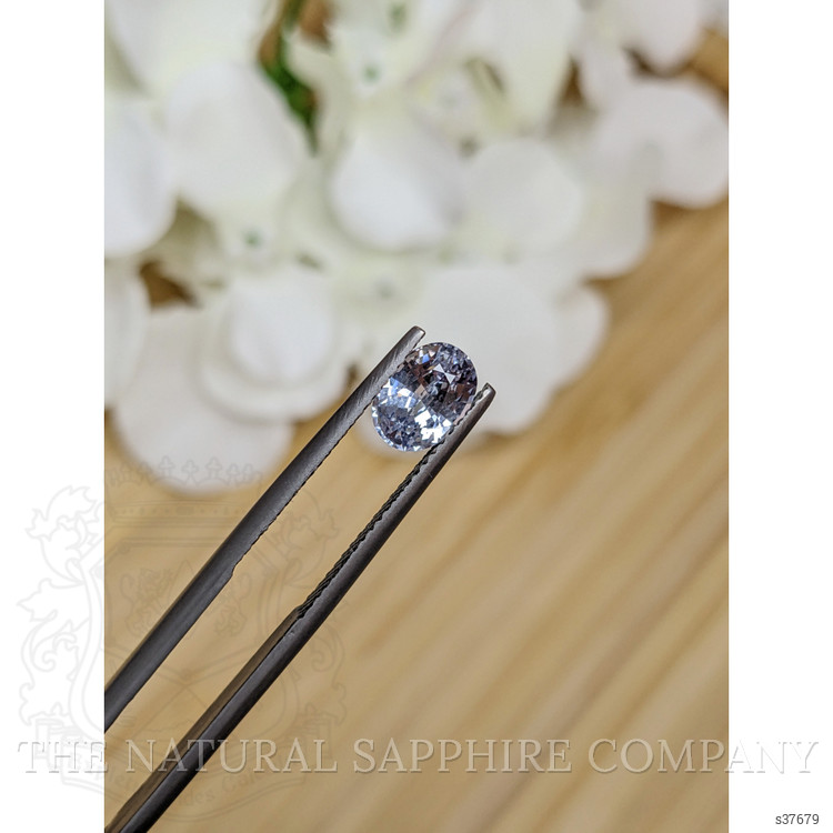 1.54 Ct. Greyish Blue Sapphire from Ceylon (Sri Lanka)