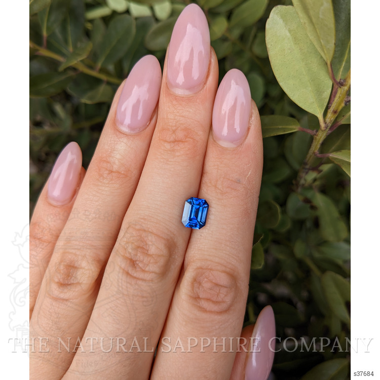 2.06 Ct. Blue Sapphire from Ceylon (Sri Lanka)