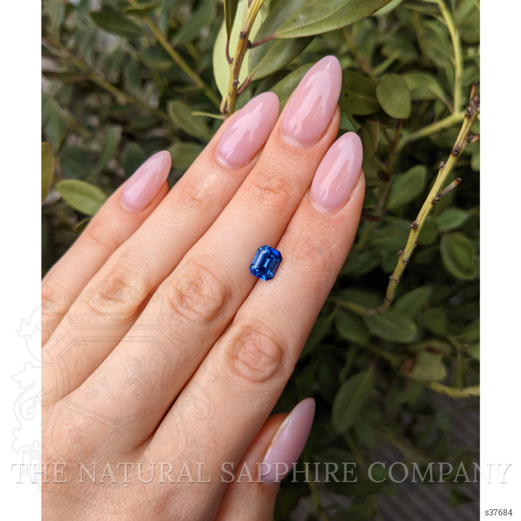 2.06 Ct. Blue Sapphire from Ceylon (Sri Lanka)