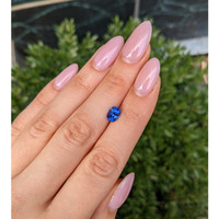 1.62 Ct. Blue Sapphire from Ceylon (Sri Lanka) Life Style