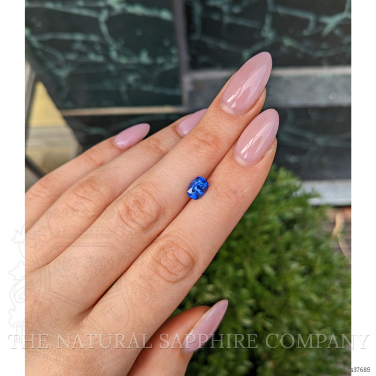 1.62 Ct. Blue Sapphire from Ceylon (Sri Lanka)