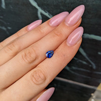 1.30 Ct. Blue Sapphire from Ceylon (Sri Lanka) Life Style