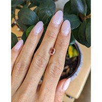 1.44 Ct. Padparadscha Sapphire from Ceylon (Sri Lanka) Life Style
