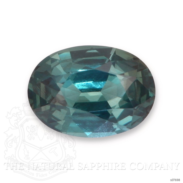 2.42 Ct. Bluish Green Sapphire from Ceylon (Sri Lanka)