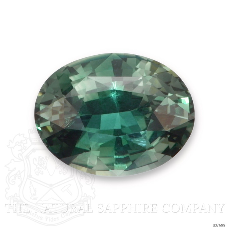 2.22 Ct. Bluish Green Sapphire from Ceylon (Sri Lanka)