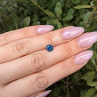 1.50 Ct. Greenish Blue Sapphire from Ceylon (Sri Lanka) Life Style